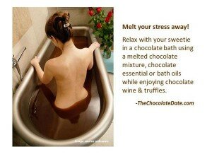 Melt your stress away with chocolate bath