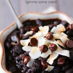 Black Bean Chili with Chocolate and Coconut